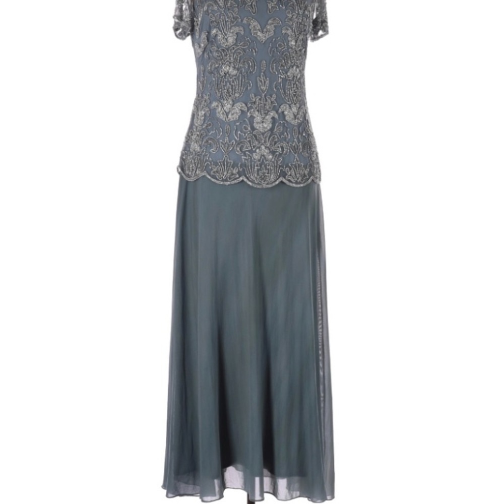 PISARRONIGHTS FORMAL GOWN BEADED DRESS6 SIZE 6 - Picture 3 of 4